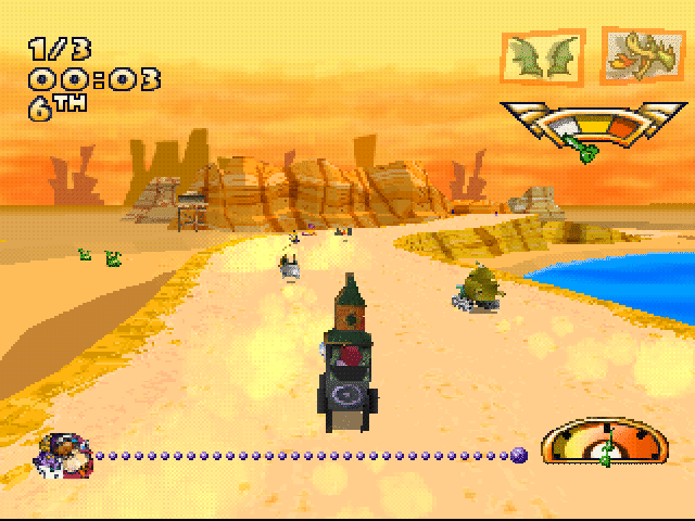 Wacky Races screenshot 4 for Playstation
